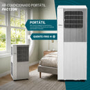 Ar-Condicionado Portátil Philco PAC12QN 12000 BTUs Função Quente e Frio, Timer e Controle Remoto