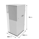 Ar-Condicionado Portátil Philco PAC12QN 12000 BTUs Função Quente e Frio, Timer e Controle Remoto