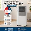 Ar-Condicionado Portátil Philco PAC12QN 12000 BTUs Função Quente e Frio, Timer e Controle Remoto