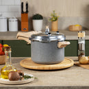 Panela de Pressão Neuhaus 4,5 Litros Marble Life, Cerâmica Antiaderente e Indução