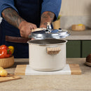 Panela de Pressão Neuhaus 4,5 Litros Marble Life, Cerâmica Antiaderente e Indução