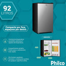 Frigobar Philco 92L Por Compressor, Compartimento Extra Frio e Porta Reversível PFG111I