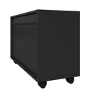 Balcão Para Escritório 3 Portas, MDP, Rodízios 40mm, Home Office BRV Móveis