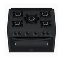 Fogão a Gás de Embutir Venax 5 Bocas Mesa de Vidro, Acendimento Automático, Forno 88,3L Bivolt