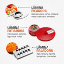 Multiprocessador Mondial 1000W Turbo Chef 5 em 1 Com Liquidificador 3L, Processador 3,2L, Lâminas Inox e Turbo MPN-01-R