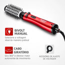 Escova Rotativa Mondial Infinity Keratin 1300w Bivolt, 2 Temperaturas e Jato de Ar Frio ERB-11-KR