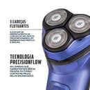 Barbeador Elétrico Britânia Bivolt À Prova D’Água, Recarregável, 3 Cabeças Flutuantes e 45 Lâminas Inox BBA07
