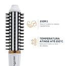 Escova Modeladora Britânia 60W BEC04, 2 em 1 Bivolt, 210°C, Tourmaline Íon e Antiaderente