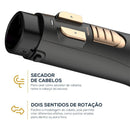 Escova Rotativa Britânia 1300W Bivolt, 2 em 1, Cerâmica, Tourmaline Íon Com 2 Velocidades BER21PD