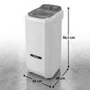 Lavadora Semi Automática Itatiaia CleanMax 10kg, Motor Turbo, Timer e 6 Programas de Lavagem