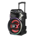 Caixa De Som Amplificada ACA 650 Gladiador X Amvox 650W RMS, Bluetooth 5.0, USB, AUX, LED Bivolt