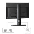 Monitor Fox 19,5" LED HD + 1600x900, 75Hz, 2ms HDMI, VGA, VESA, Ajuste de Altura e Inclinação Bivolt