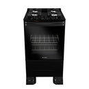 Fogão Mueller 4 Bocas Mesa de Vidro, Grades Ferro Fundido, Forno 48,1L Bivolt MFV4BF