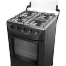 Fogão Mueller 4 Bocas, Acendimento Automático Total, Forno 48,1L Mesa Inox MFI4BB