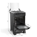 Fogão Mueller 4 Bocas, Acendimento Automático Total, Forno 48,1L Mesa Inox MFI4BB