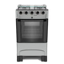 Fogão Mueller 4 Bocas, Acendimento Automático Total, Forno 48,1L Mesa Inox MFI4BB