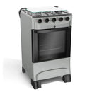 Fogão Mueller 4 Bocas, Acendimento Automático Total, Forno 48,1L Mesa Inox MFI4BB