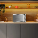 Forno Elétrico de Bancada Mueller 50L Espelhado 1800W Com Grill, Timer 120min e 3 Modos Assar MFB50K