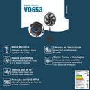 Ventilador De Coluna VO653, 50cm, 6 Pás, 80W, Oscilante, Altura Regulável, 3 Velocidades, Silencioso