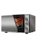 Forno Elétrico de Bancada Mueller 50L Espelhado 1800W Com Grill, Timer 120min e 3 Modos Assar MFB50K