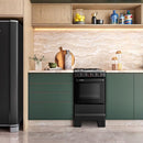 Fogão 4 Bocas Esmaltec Mesa Inox, Forno 50 Litros, Acendimento Manual e Grades Removíveis