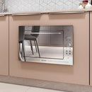 Forno Elétrico De Embutir Mueller Digital 50L Inox Espelhado Com Grill, Timer 120 Min e 1800W MFE50L
