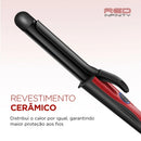 Modelador de Cachos Mondial EM-12 Bivolt 210°C, Tubo 25mm, Revestimento Cerâmico e Cabo Giratório