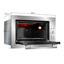 Forno Elétrico De Embutir Mueller Digital 50L Inox Espelhado Com Grill, Timer 120 Min e 1800W MFE50L