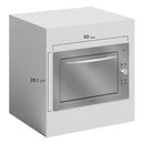 Forno Elétrico De Embutir Mueller Digital 50L Inox Espelhado Com Grill, Timer 120 Min e 1800W MFE50L