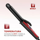 Modelador de Cachos Mondial EM-12 Bivolt 210°C, Tubo 25mm, Revestimento Cerâmico e Cabo Giratório