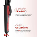 Modelador de Cachos Mondial EM-12 Bivolt 210°C, Tubo 25mm, Revestimento Cerâmico e Cabo Giratório