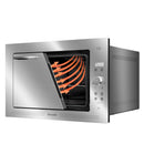 Forno Elétrico De Embutir Mueller Digital 50L Inox Espelhado Com Grill, Timer 120 Min e 1800W MFE50L