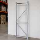 Par Lateral Porta Pallet MPP Suporta 250kg 2,00 x 0,60m Aço Cinza