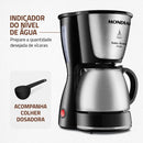 Cafeteira Elétrica Mondial Dolce Arome Inox Prepara Até 15 Xícaras de Café