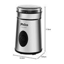 Moedor de Café Elétrico Philco Grano Aroma PMC01I, Capacidade 50g Com Colher Dosadora