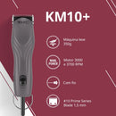 Máquina de Tosa Profissional Wahl Km10 Plus Bivolt, Motor Brushless Silencioso, 2 Velocidades, Cabo 4,2m Compatível Lâminas A5