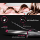 Cacheador Philco Intense Curves 55w Bivolt, 25mm, Cerâmica, Íons Tourmaline 220°C PEC15