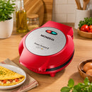 Omeleteira Elétrica Mondial Pratic Omelet II OM-04-RI Antiaderente 2 Omeletes