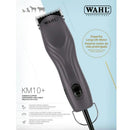 Máquina de Tosa Profissional Wahl Km10 Plus Bivolt, Motor Brushless Silencioso, 2 Velocidades, Cabo 4,2m Compatível Lâminas A5