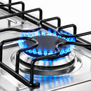 Fogão Mueller 4 Bocas, Acendimento Automático Total, Forno 48,1L Mesa Inox MFI4BB