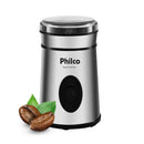 Moedor de Café Elétrico Philco Grano Aroma PMC01I, Capacidade 50g Com Colher Dosadora